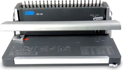 Produktbild von DSB Ringbindemaschine CB 180 mit 500 Blatt Bindekapazität und getrennten Hebeln