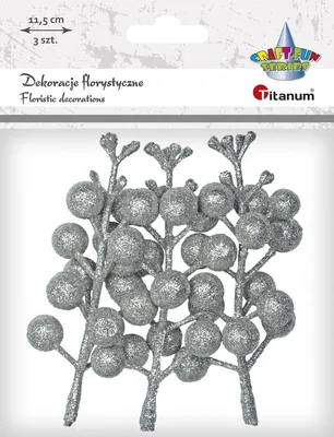 Image de Branches de vigne argentées 3pcs
