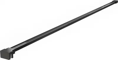 Zdjęcie produktu dla Mexen wspornik prysznicowy stalowy czarny, max 150 cm, 800-01-70