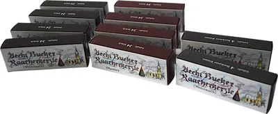 Zdjęcie produktu dla Kadzidełka Bucker - zestaw 10 świec - 4 x kadzidło, 4 x mirra i 2x olbrzym XXL