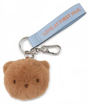 Produktbild von Bon Ton Toys flauschiger Schlüsselanhänger Bär 8 cm Taschenanhänger