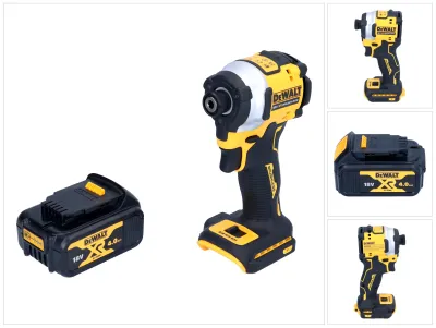 Produktbild von DeWalt DCF 850 N Akku Schlagschrauber 18 V 205 Nm 1/4" Brushless + 1x Akku 4,0 Ah - ohne Ladegerät