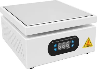 Produktbild von Elektrische Löt-Vorheizplatte - PCB-Vorheizstation - 700 W - 220 V - Digitale Temperaturregelung - 1,5 m Netzkabel - Weiß