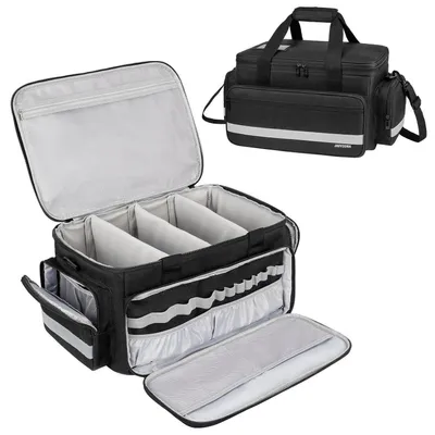 Productafbeelding van EHBO-kit, noodkit, verpleegsterskit, medische tas, reiskit, verbanddoos, zwart, groot