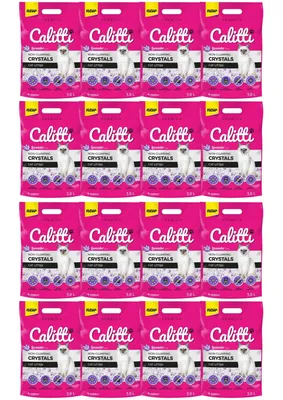 Zdjęcie produktu dla Silikonowy żwirek dla kotów o zapachu lawendy Caitti Crystals Lavender 3,8L x 16