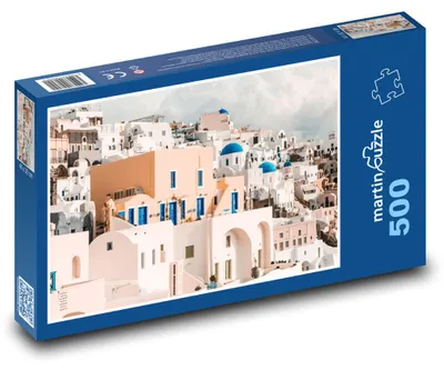 Produktbild von Puzzle 500 Santorini - Schönheit Griechenlands - martinpuzzle