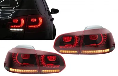 Immagine prodotto di Fanali posteriori a LED per VW Golf 6 VI 08-13 R20 Look Red Cherry Dynamic LHD RHD.