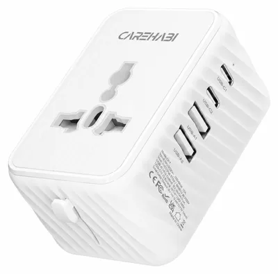 Productafbeelding van Universele reisadapter met 2 USB-C en 2 USB-A-poorten