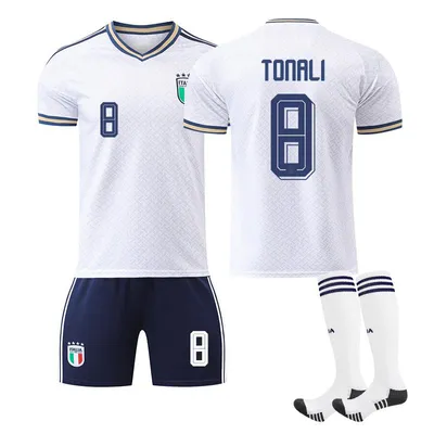Produktbild von #8 TONALI Italy away game 2026 World Cup football jersey for Kids and Adults SIZE:22