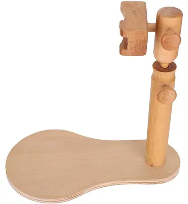 Stickrahmen-Ständer, verstellbar, Holz, 17 cm, höhenverstellbar 29–41 cm
