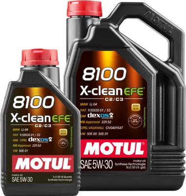 Produktbild von MOTUL PKW 8100 X-Clean EFE 5W-30 Hochleistungs Motorenöl 5+1 Liter