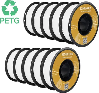Zdjęcie produktu dla Filament do drukarek 3D, szpula 10 kg, średnica 1,75 mm, PETG 10 kg biały