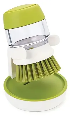 Zdjęcie produktu dla Verk 24214 Szczotka z dozownikiem detergentu zielona