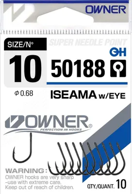 Obrázok produktu pre Owner Háčiky Iseama s Očkom 50188 14 - 10ks