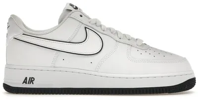 Produktbild von Nike Air Force 1 '07 Low White Black Outline Swoosh - EU 40.5