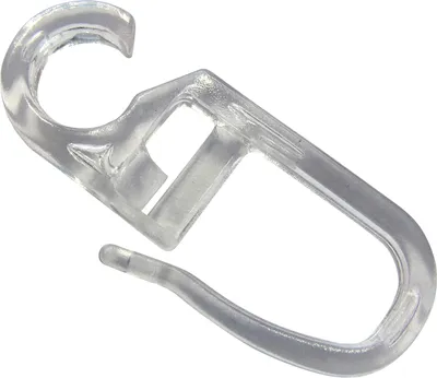 Produktbild von rewagi® 5000x Überklipshaken Transparent – 5 mm Öse – Gardinenhaken Faltenhaken