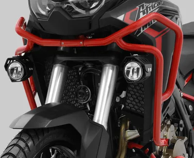 Obrázek produktu pro Sada přídavných LED světlometů včetně upevňovací sady pro mlhová světla s krytem kompatibilní s motocyklem Honda CRF 1100 L Africa Twin