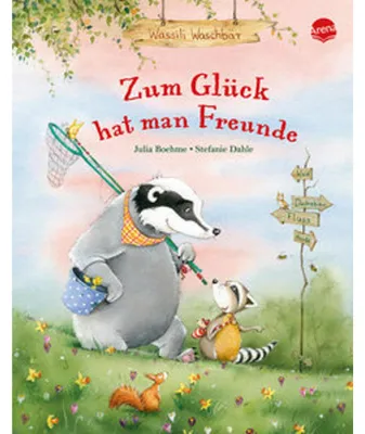 Produktbild von Wassili Waschbär. Zum Glück hat man Freunde