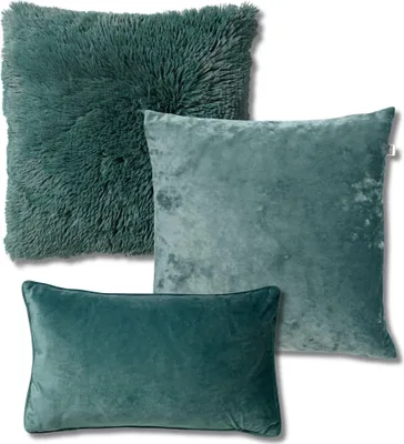 Produktbild von Dutch Decor Dekokissen-Set Sky 45x45 cm Grün