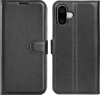 Produktbild von iPhone 16 Hülle - Coverup Klapphülle - Schwarz