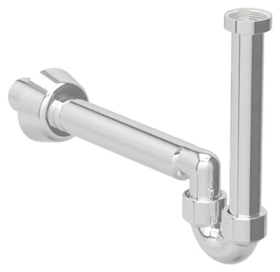 Zdjęcie produktu dla Obrotowy syfon do bidetu o średnicy 4 cm z przyłączem 1"1/4 – chrom