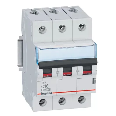Zdjęcie produktu dla Legrand TX3, Miniaturowy wyłącznik, Typu C, IP20, 240 - 415 V