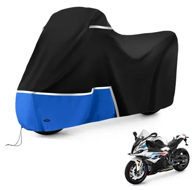 Image de Housse de moto d'extérieur, adaptée aux modèles BMW S1000R, S1000RR et F900R (sans top case), en tissu Oxford 420D, housse de moto imperméable, housse de moto en bâche résistante aux intempéries.