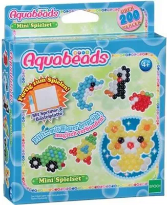 Obrázok produktu pre Aquabeads Mini hracia súprava, remeselnícka súprava, 200 korálok, remeslá, hračky, 30299