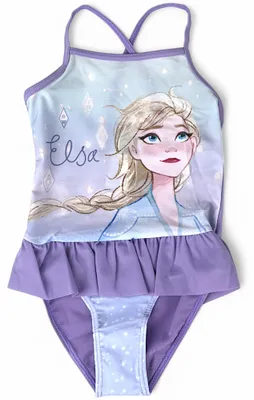 Produktbild von Badeanzug Disney Frozen mit Rüschendetails Lila 98-104 cm