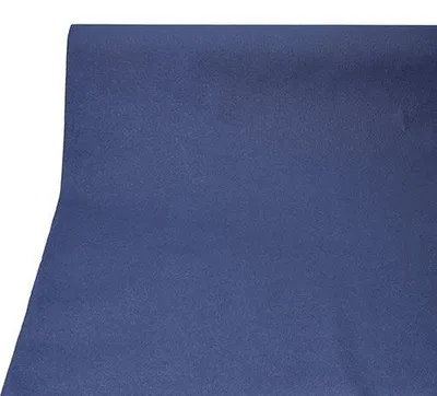 Produktbild von PAPSTAR Tischdecke, stoffähnlich, dunkelblau, "ROYAL Collection" | Schrumpffolie (1 Rolle)