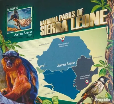 Produktbild von Briefmarken Sierra Leone 2017 Mi Block 1314 (kompl. Ausg.) postfrisch Nationalparks