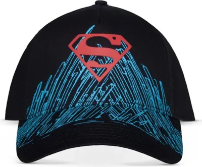 Image de Czapka baseballowa Superman z logo - Oficjalnie licencjonowana, 100% bawełna