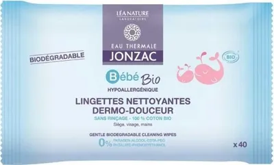 Immagine prodotto di Jonzac Bébé Bio Salviette detergenti biodegradabili delicate x40
