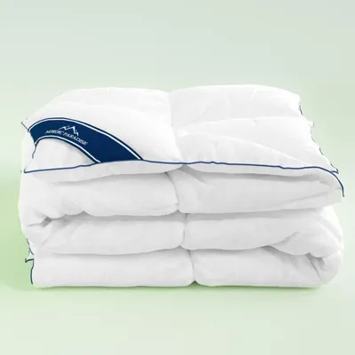 Image de Couette légère en duvet, dimensions 140x220 cm, idéale pour l'hiver