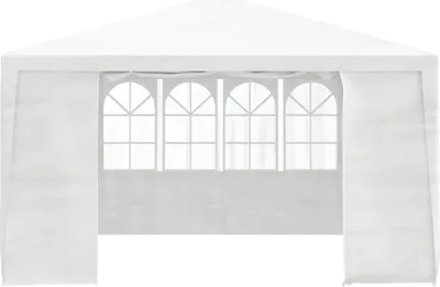 Produktbild von vidaXL Profi-Partyzelt mit Seitenwänden 4×4 m Weiß 90 g/m²