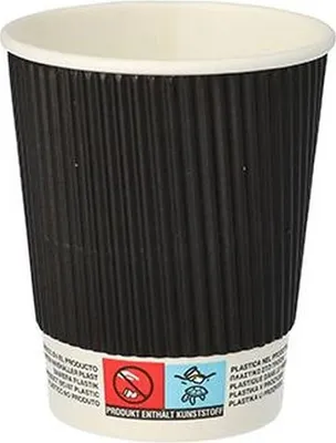 Produktbild von Papstar Pappbecher "To Go" 0,2 l Ø 8 cm · 9 cm doppelwandig, 20 x 25 Stück