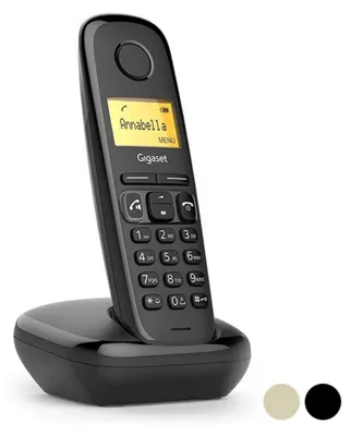 Produktbild von Gigaset A270, DECT-Telefon, Kabelloses Mobilteil, Freisprecheinrichtung, 80 Eintragungen, Anrufer-Identifikation, Schwarz