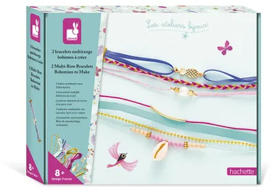 Produktbild von Janod Schmuck basteln bohemian Armbänder - Kreativset Kinder