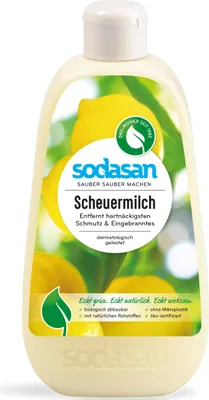 Produktbild von Sodasan Scheuermilch 0,5L entfernt Schmutz & Eingebrannttes (1er Pack)