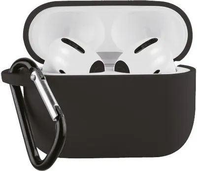 Produktbild von Protection Case für Apple AirPods 3, mit Karabiner, Schwarz (62753) Kopfhörer-Zubehör