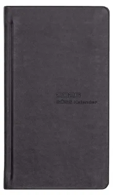 Produktbild von 2026 Güss Taschenkalender ca.A6 1W.= 2S. Einband Tucson schwarz