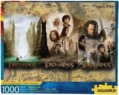 Immagine prodotto di Puzzle Trójczęściowy "Władca Pierścieni" (1000 elementów)