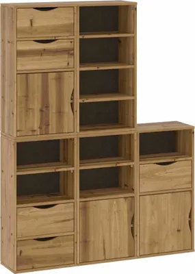 Obrázek produktu pro Boční skříňky 5 ks "ODDA" 40x24x79 cm Borovicový masiv