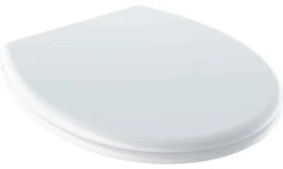 Image de Siège de WC Geberit enfant charnières chromées blanches