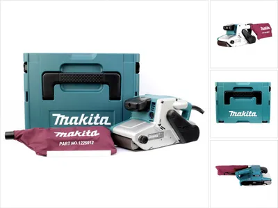 Immagine prodotto di Makita 9404 J Levigatrice a nastro elettrica 1010 W / 100x610 mm + Valigetta Makpac