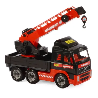 Produktbild von Polesie Mammoet Volvo Kran-LKW 52x19x37 cm Rot und Schwarz 1450636