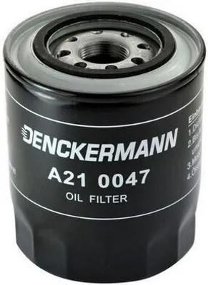Obrázok produktu pre Olfíliter DENCKERMANN A210047, závitový filter, pre vozidlá MITSUBISHI PAJERO III (V7W, V6W) a HYUNDAI TERRACAN (HP)