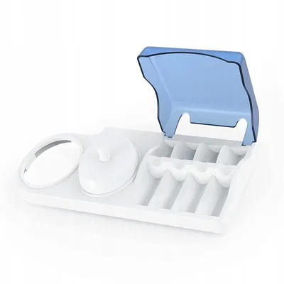 Immagine prodotto di Supporto Oral-B per spazzolino da denti – Supporto per testine – 4 testine – Supporto per caricatore – Bianco