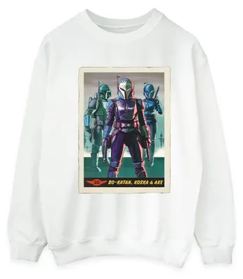 Immagine prodotto di Star Wars - Felpa da uomo "The Mandalorian" BI46586 (XL) (bianco)