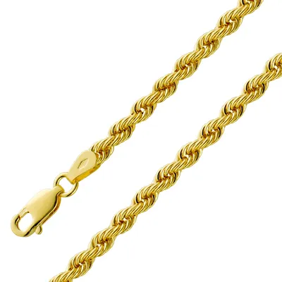 Produktbild von Kordelkette Dookie Rope 3,3mm Gelbgold 585 14 Karat halbmassiv poliert 45